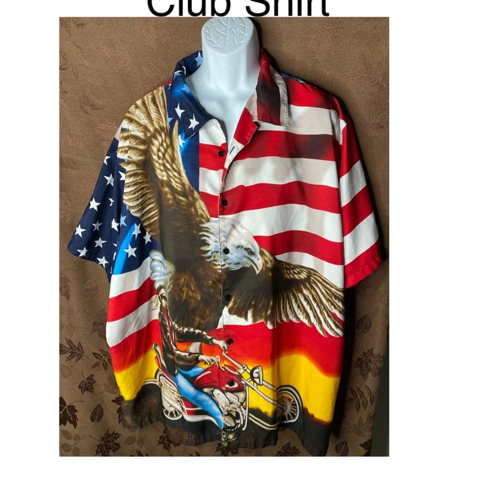 Club Shirt
Steve and Barry
Men’s graphic buttondown shirt big man size XXXL - Picture 1 of 10